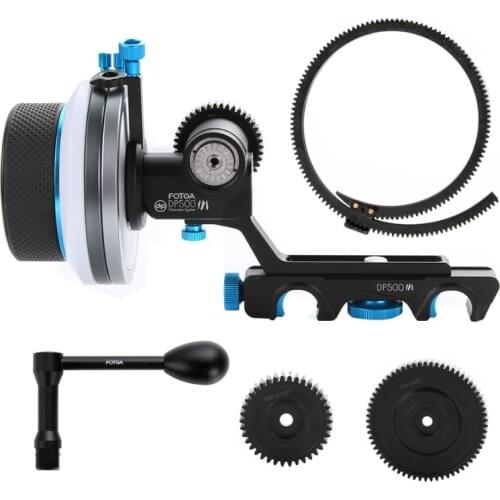 FOTGA Upgraded DP500III Quick Release Dampen Follow Focus A/B Hard Stop for DSLR 5DII III A7 A7S A7R2 A7RM2 D90 D7000 D7100