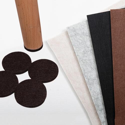 1PC High Quality Self Adhesive Floor Protection Furniture Leg Mat Non-Slip Felt Pads Home Decoration
