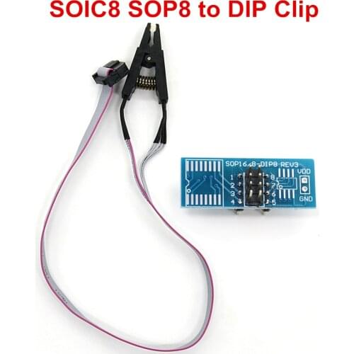 Multi-function from SOIC16 SOP16 SOIC8 SOP8 to DIP8 Test Clips for RT809H RT809F TL866II EZP2019