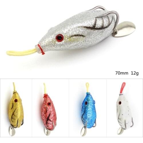 1pcs shine Soft Fishing Lure 70mm 12g 3D Eyes High Quality Koppers Live Target Frog Lure Bass Bait FLoating Topwater Bait