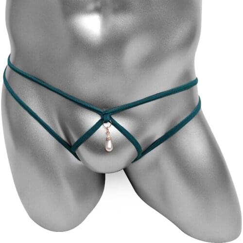 See Through Sissy Panties Erotic Cockring Lace Cute Sexy Lingerie Mens Underwear Ring G String Bikini Underpants Thongs