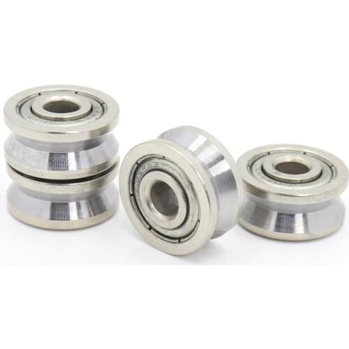 V Groove Sealed Ball Bearing (4PCS) 6*19*6 6*20*9.5*10 mm Pulley Wheel Bearings V2/1 2.5/1 5.5/1.5 Guide Track Rlooer Bearing