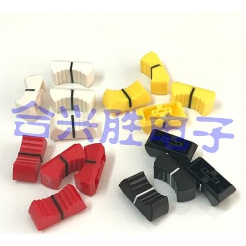 10-piece mixer electronic keyboard sliding potentiometer plastic cap fader cap knob push button 4MM jack push cap 24 * 11 * 11mm