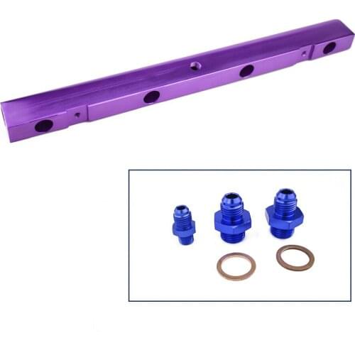 Fuel Rail Billet Blue Aluminum Turbo Kit Top Feed Power Injector For VW Audi 20V 1.8T High Quality Car Repair Tool