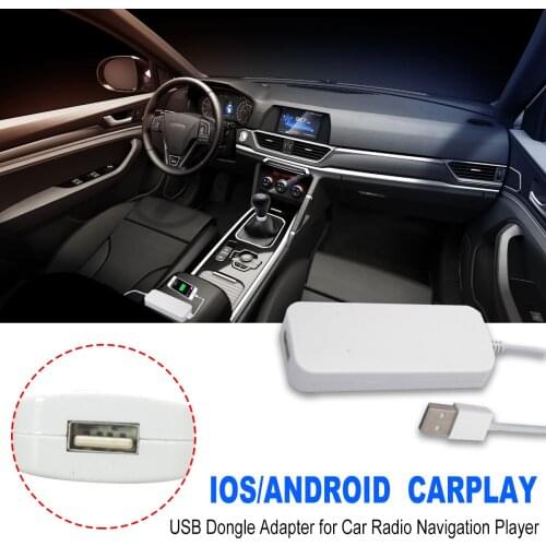 USB Dongle Adapter for Apple iOS CarPlay Android Car Radio Navigation Player Hot