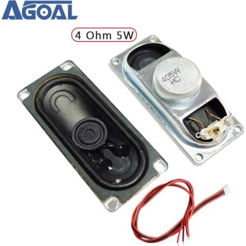 4 Ohm 5W LCD Panel Speaker Amplifier audio frequency Output 1 Pair with 4Pin cable Free Shipping