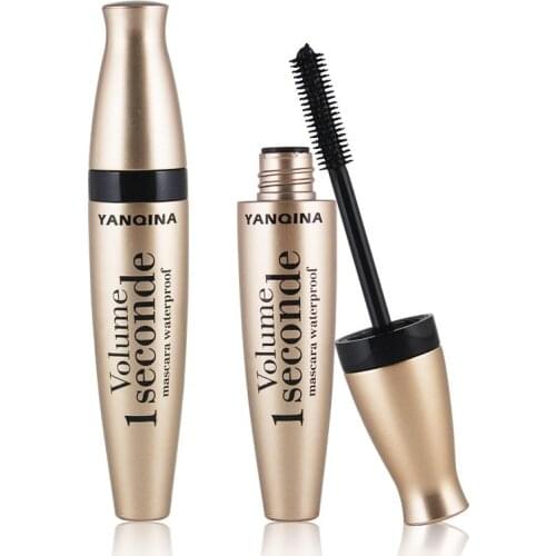 4d No Blooming Silk Fiber Lash Mascara Curling Volume Express Eyelashes Waterproof Liquid Fiber Lash Extension Mascara Cosmetic