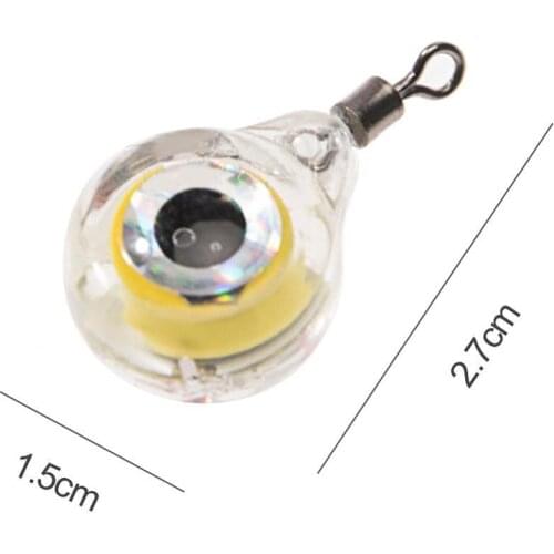 50%HOT 1Pc 5 Color Underwater Squid Bait Lures Fish Attraction Lamp LED Flash Light