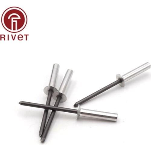 DIN 15974 20pcs M4*6/8/9/11/12/13 Aluminum Countersunk Head Closed End Blind Rivet Sealed Blind Rivet Water Air Tightness Rivets