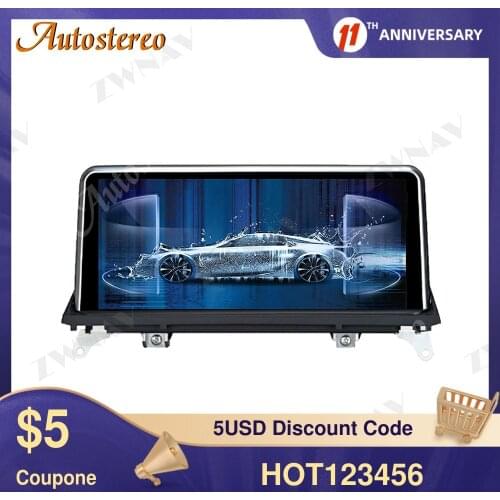 Android 9 Auto Stereo Head Unit Dash For BMW X6 E71 F16 F86 DVD Player Auto Radio Recorder IPS Screen Multimedia Player DSP
