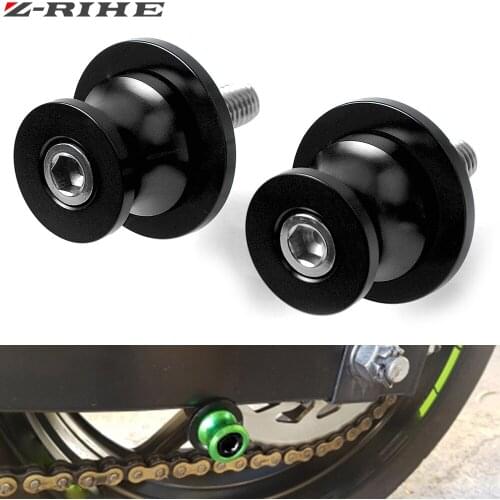 For Kawasaki z750 accessories z 750 Z750R Z750S 2004 2005 2006 2007-2016 Motorcycle CNC Swingarm Sliders Spools z750 logo 10mm