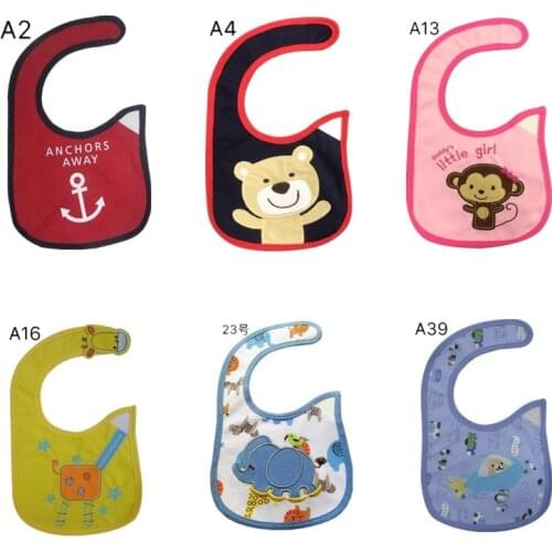 Cotton baby bibs waterproof infant bibs for girl /boy 43%Off