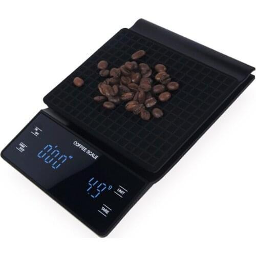 3kg/0.1g Electronic Scale with Timer High Accuracy Digital Kitchen Scale Household Coffee Weight Balance Utensils Baking Tools