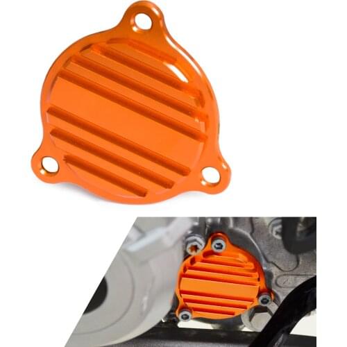 Motorcycle CNC Oil Pump Cover For KTM 250 350 450 500 530 SXF XCF XCW EXC Six Days XC-W 2014 2015 2016