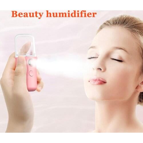 New Sprayer USB Humidifier Rechargeable Nebulizer Face Steamer Moisturizing Beauty Instruments Air Fresheners Skin Care Tools