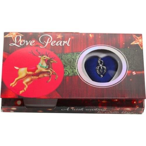 2017 New Style Christmas Gifts Love Pearls Mysterious Natural Pearls Necklace Pendants 1pc Deer Wish Pearls FP372