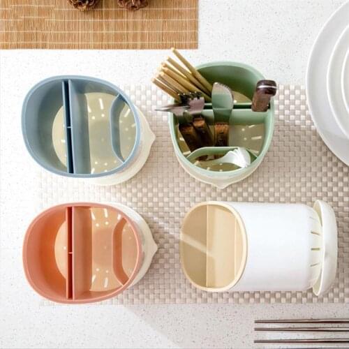 Dish drainer Plastic Knife stand Easy To Clean Tableware Storage Holder Knife forks and spoon stand Utensils for kitchen supplie