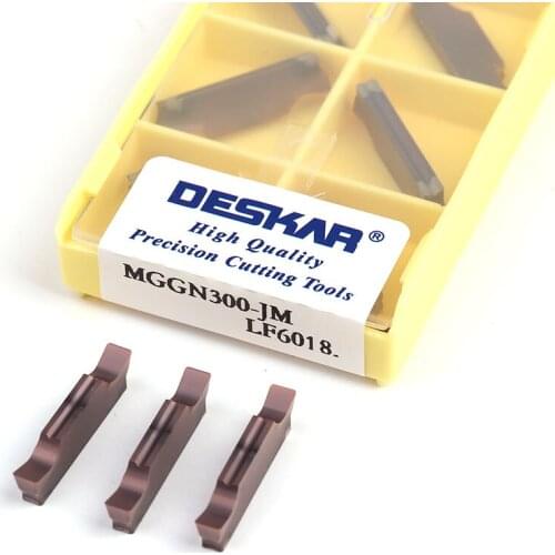DESKAR MGGN150 MGGN200 MGGN250 MGGN300 MGGN400 MGGN500-JM LF6018 Grooving Carbide Inserts CNC Lathe Tools Cutting Turning Tools