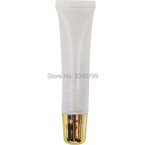 Squeeze Lip Gloss Tube Packaging 50 Pieces 10 ml/g Empty Cosmetic Tubes Lip Gloss Squeeze Tubes