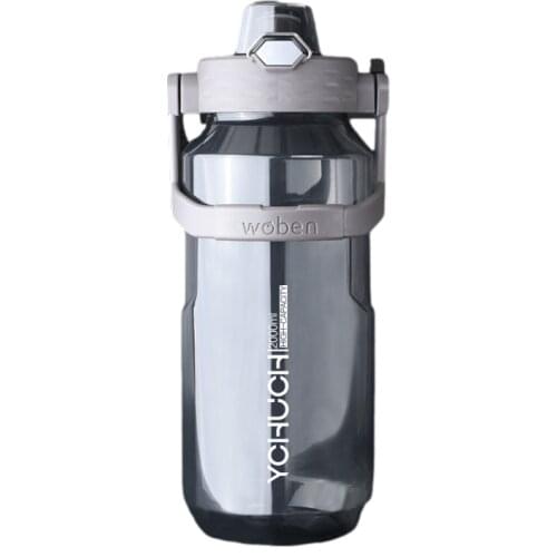 High Quality Water Bottle Large Capacity Fitness Kettle 2000ML Outdoor Sport Drinking Camping Plastic Space Bottle BPA Free