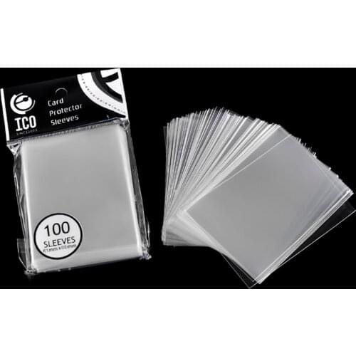 100pcs/pack New Size Card Sleeves 61x88 mm Card Protector for Magical Gathering Board Game Card Transparent Outdoor Games