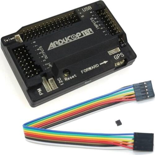 1pcs APM2.8 APM 2.8 Multicopter Flight Controller 2.5 2.6 Upgraded Built-in Compass Straight pin with Case for RC Quadcopter