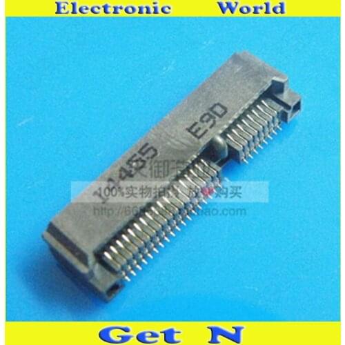 1000pcs FOR Notebook Laptop Mini PCI-E PCIE Slot 52PIN 5.2H 3G Wireless Master Card Socket Connector