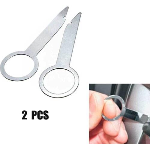 2x Car Radio Stereo Release Removal Tools Tool Key For VW Audi Radio 2Pcs