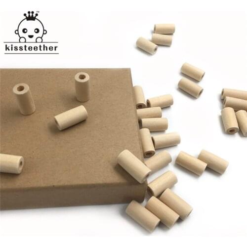 20mm*10mm(0.79''*0.39'')Natural Wooden Beads Cylinder/Geometry Shaped Unfinished Eco-friendly Untreated Tube Bead DIY Crafts Toy