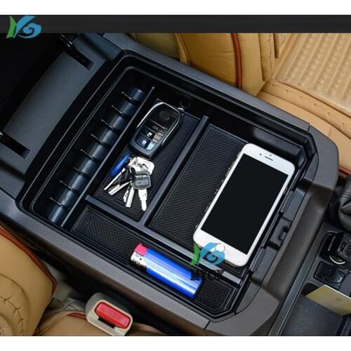 2003-2019 Car Central Armrest Console Organizer Storage Box For Toyota Land Cruiser Prado 120 FJ120 FJ 120 FJ150 150 Accessories