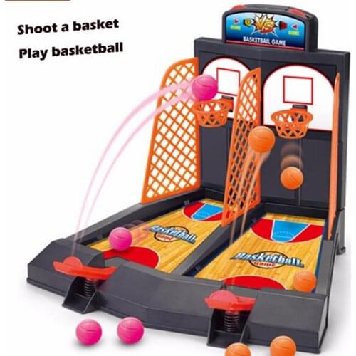 2016 hot desktop basketball Mini Finger Shoot a basket Child table games Double play interaction toy Model Building Fun toy gift