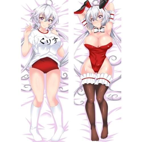 2020-April Coscase Anime Hugging Body Pillow Cover Senki Zessho Symphogear Yukine Chris Dakimakura Pillow Case