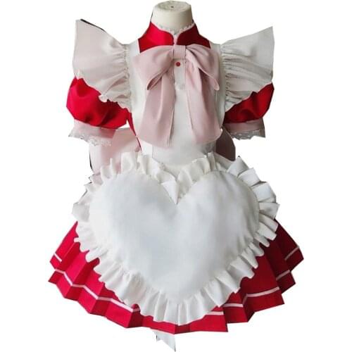 2020 Halloween Tokyo Mew Mew Momomiya Ichigo Maid Dress Cosplay Costume Game Japanese Anime Outfit Coffee Lolita Multi-Styles
