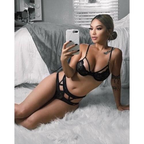 2021 Womens Bra Two Piece Set Underwear Women Bralette Erotic Lingerie Lingerie Sexy Womens Underwear Set Push up
