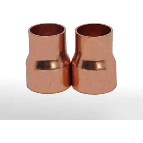 35mmX28mm Inner Diameter Copper End Feed Straight Reducing Coupling Plumbing Fitting Scoket Weld Water Gas Oil