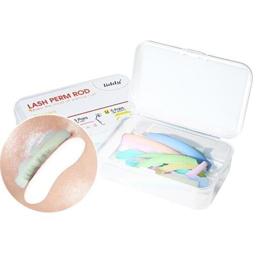 8 Pairs Eyelash Perming Pad Silicone Eyelashes Perming Curler Reusable Lash Lift Shield Pads For Perfect Lasting Eyelash Lifting