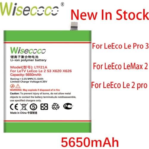 WISECOCO Battery For LeEco Letv Le 2 LTF21A / For LeEco Le Pro 3 LTF23A / For Letv LeEco LeMax 2 LTH21A / Phone