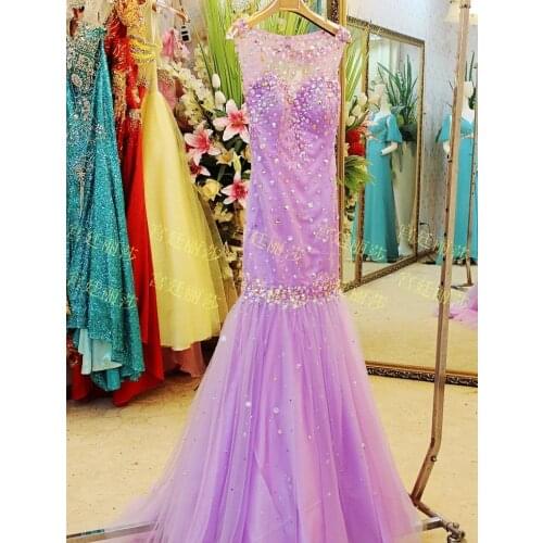 Free shipping 2018 vestidos luxury rhinestone crystal formal brides backless homecoming gowns party prom bridesmaid dresses