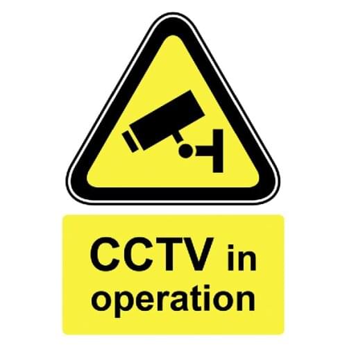 CCTV IN OPERATION METAL SIGN, OUTDOORS, SURVEILLANCE, HOME, OFFICE, SECURITY