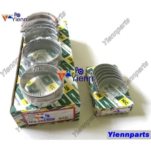 For Yanmar 3T82B Crankshaft Main Bearing Connecting Rod Bearing Set For YM2001 YM2010 YM2020 Tractor 3T82B-N Engine Parts