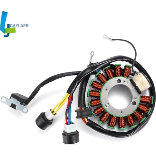Motorcycle Generator Stator Coil for Yamaha YFM225 Moto-4 1986-1988 YFM250 Moto-4 1989-1991 59V-85510-20