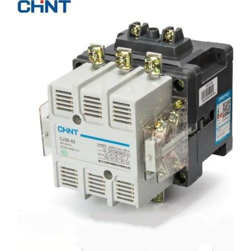 CHINT Communication Contactor CJ20-63A 380v 220v 110v 36v Household Two Normally Open Two Often Close