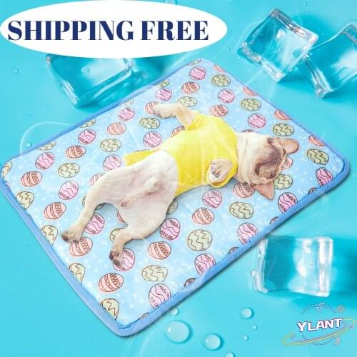 Summer Cooling Mats Blanket Ice Pet Dog Bed Mats For Dogs Cats Sofa Portable Tour Camping Yoga Sleeping Pet Accessories