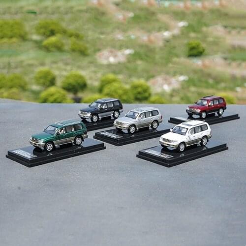 1/64 Metal Alloy Die Casting Toyota Land Cruiser Land Cruiser LC100 Simulation Car Model Adult Collection Childrens Toy Gift