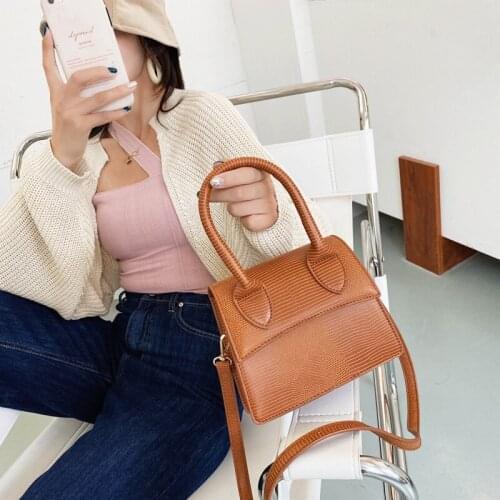 Fashion Women Bag 2020 Stone Pattern Luxury Handbag Purse Leather Shoulder Bag Designer Vintage Women Crossbody Bags