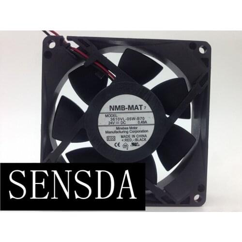 Original For NMB 3610VL-05W-B70 9225 92mm DC 24V 0.49A server inverter cooling fan