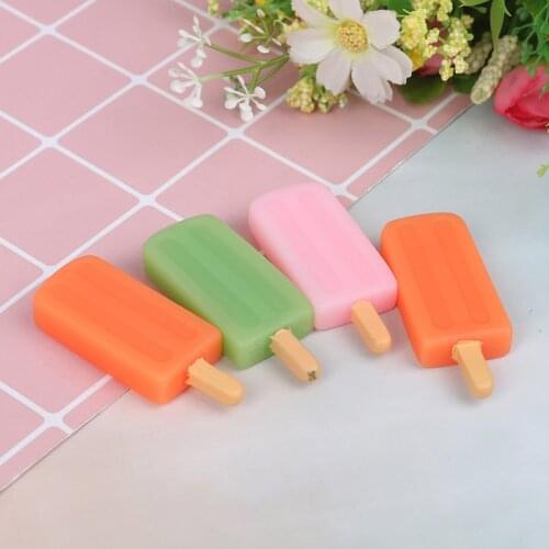Random 1pc 1:6 Dollhouse Miniature Popsicle Pretend Play Toy Dollhouse Accessories Simulation Food For Dolls Accessories