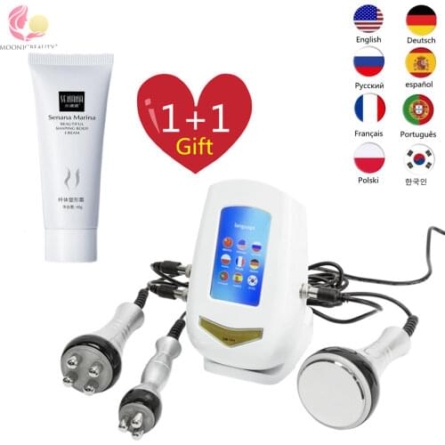 Body Slimming 40K Cavitation Ultrasonic Weight Loss Skin Rejuvenation Beauty Machine Multipolar RF Skin Tighten Anti-wrinkle