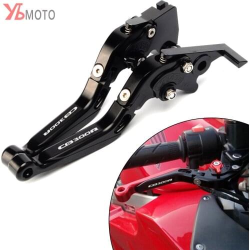 High Quality With Laser Logo CNC Folding Extendable Motorcycle Brake Clutch Levers For HONDA CB300R CB 300R 2018-2019 lever