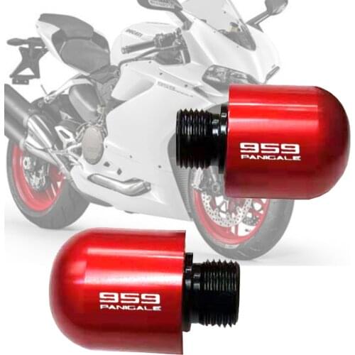 Motorcycle CNC Handle Bar Handlebar Grips Cap End handle Plugs cap For Ducati 959 Panigale 959Panigale